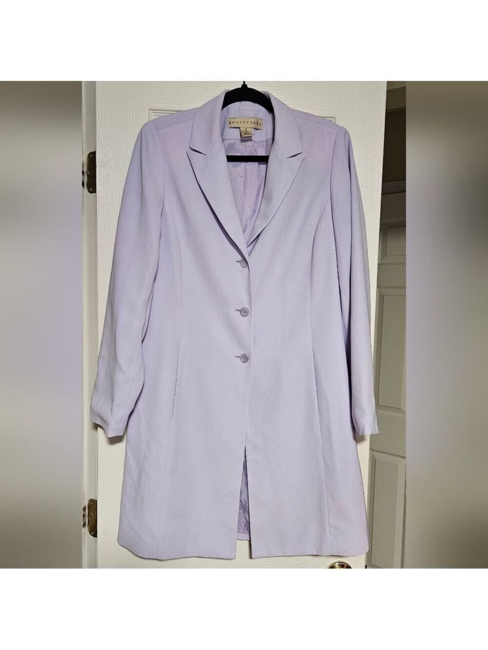 Apostrophe Light Purple Women's Blazer Size 8